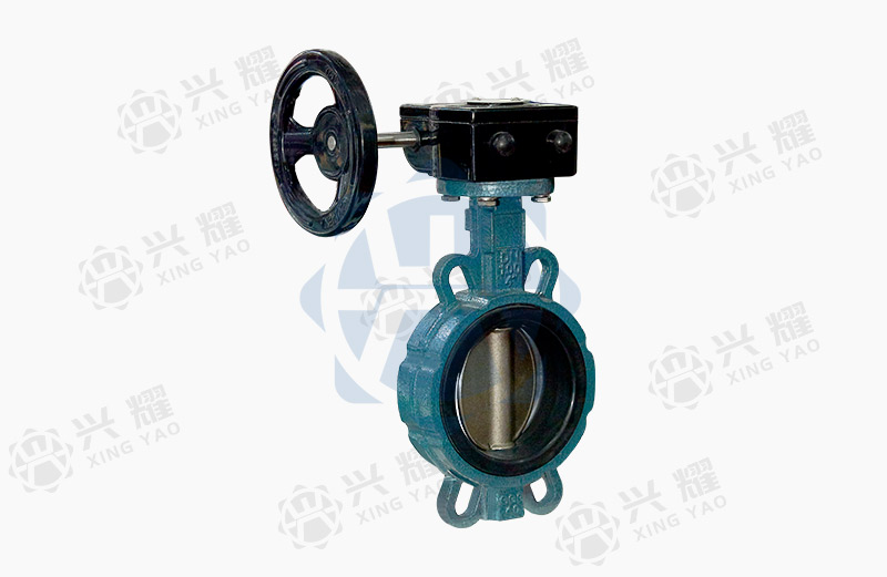 Turbine desulfurization pair clip butterfly valve