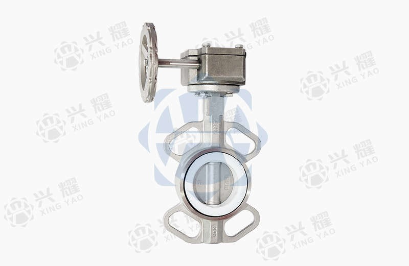 Turbine stainless steel butterfly valve